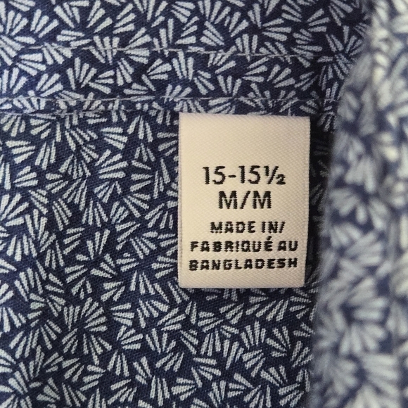 Calvin Klein Men's Medium Blue Short Sleeve Shirt - Picture 5 of 10